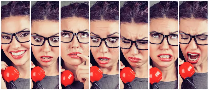 Shifting emotional expressions