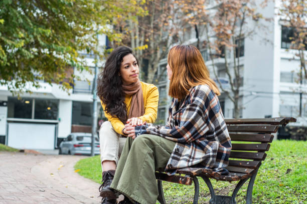 talking to friends