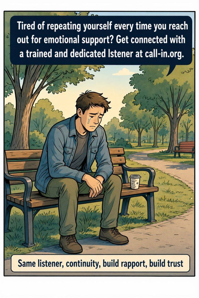 callin support is an alternative to 7 Cups