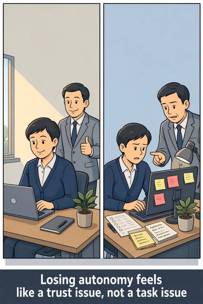why micromanagement at work causes stress sometimes
