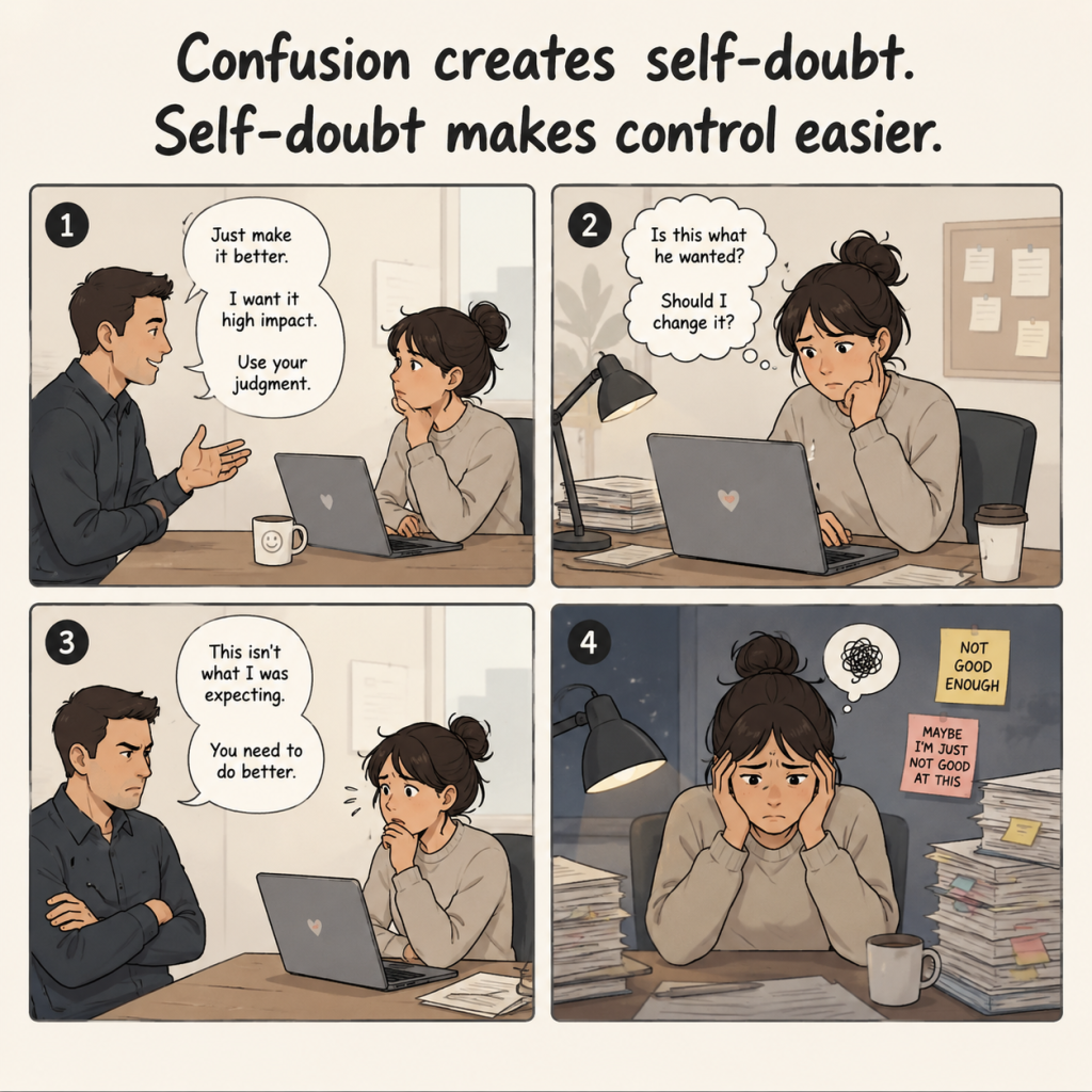 Common signs of a manipulative boss