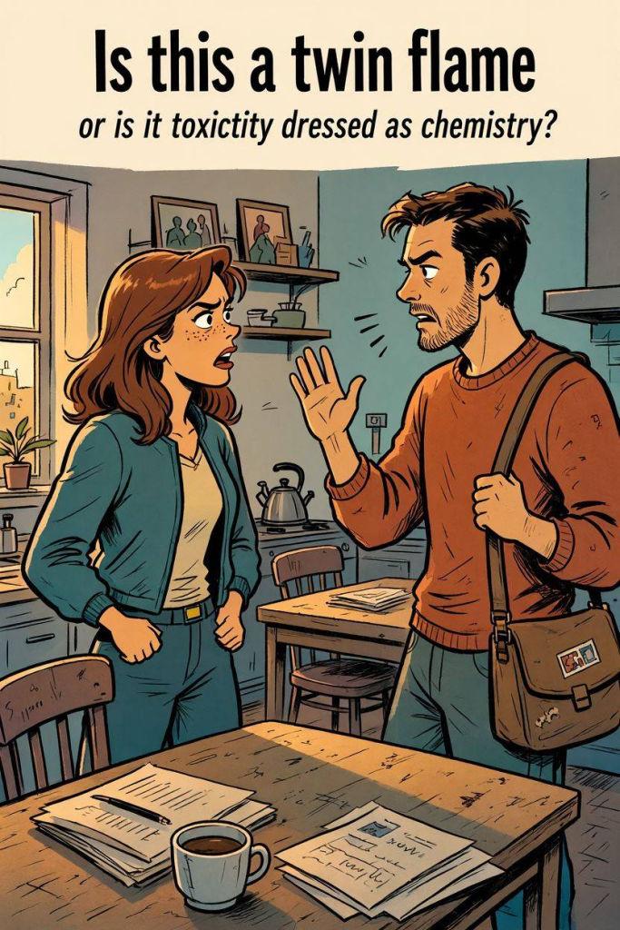 is it a twin flame or is it toxicity dressed as chemistry?