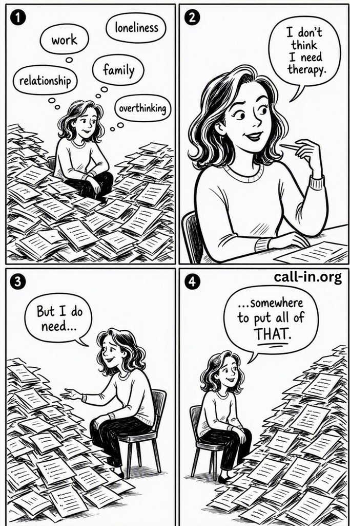Callin is a safe space to vent online.