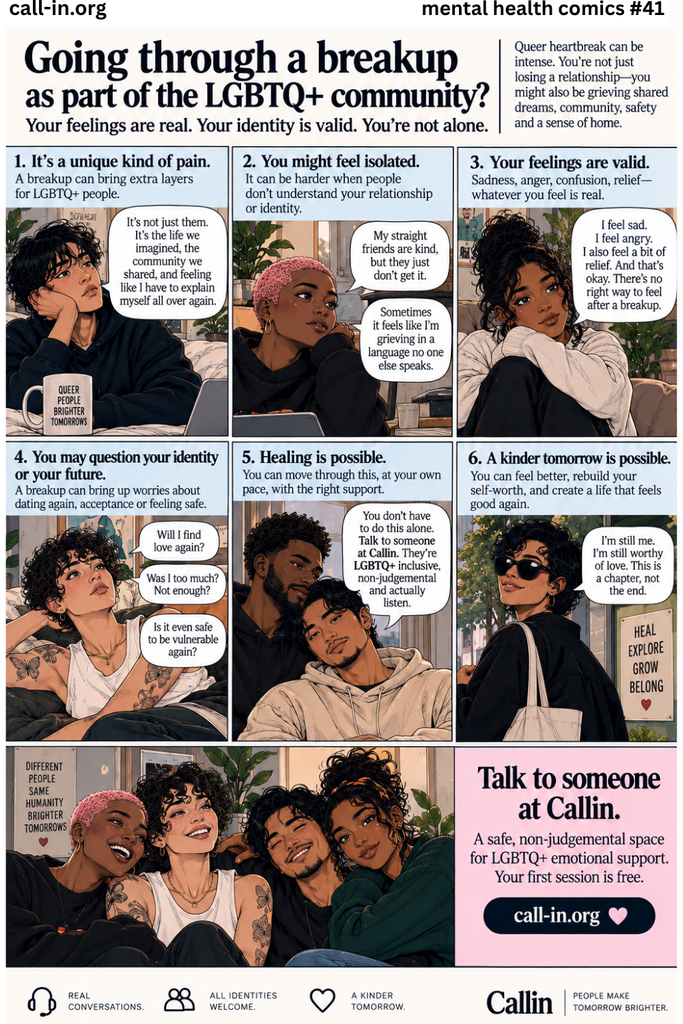 going through relationship heartbreak in the Lgbtq+ community