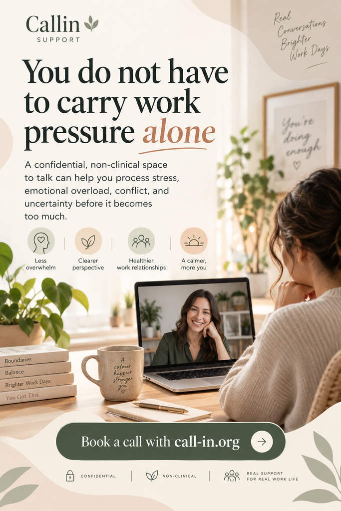 workplace stress support at callin support today