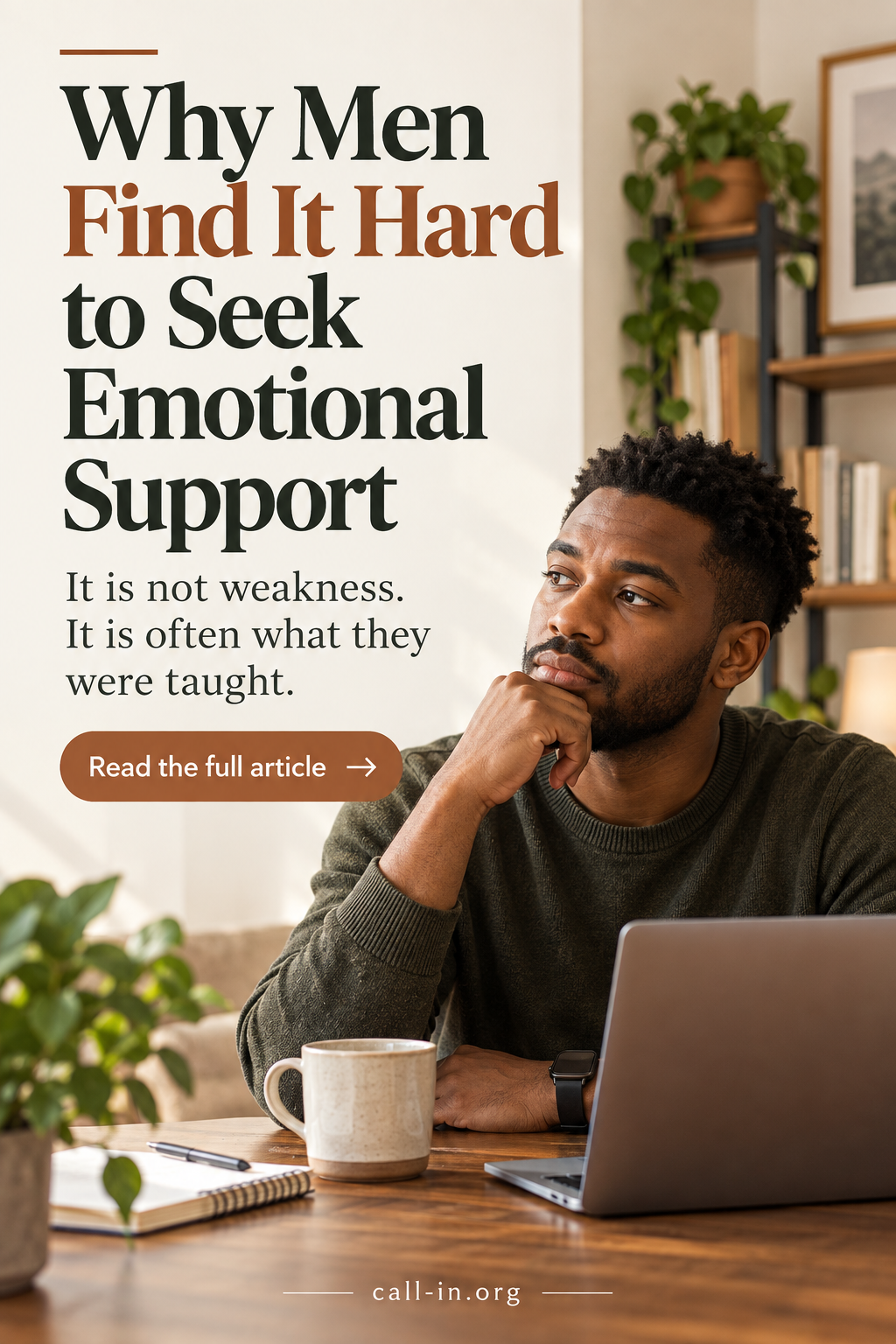 why men find it hard to seek emotional support