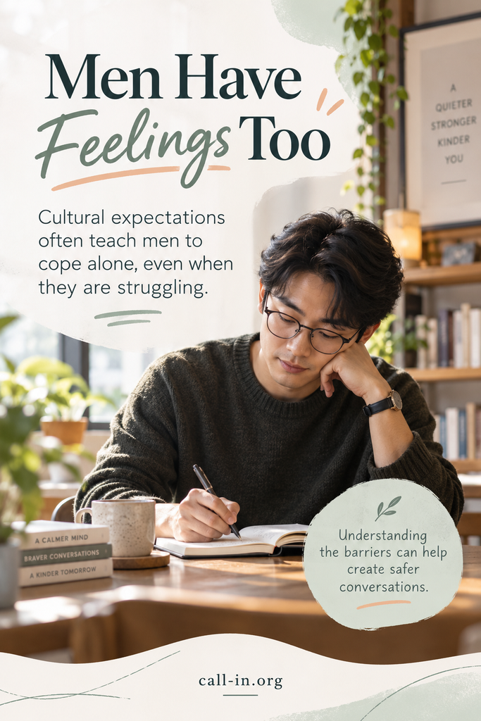 why men find it hard to ask for emotional support