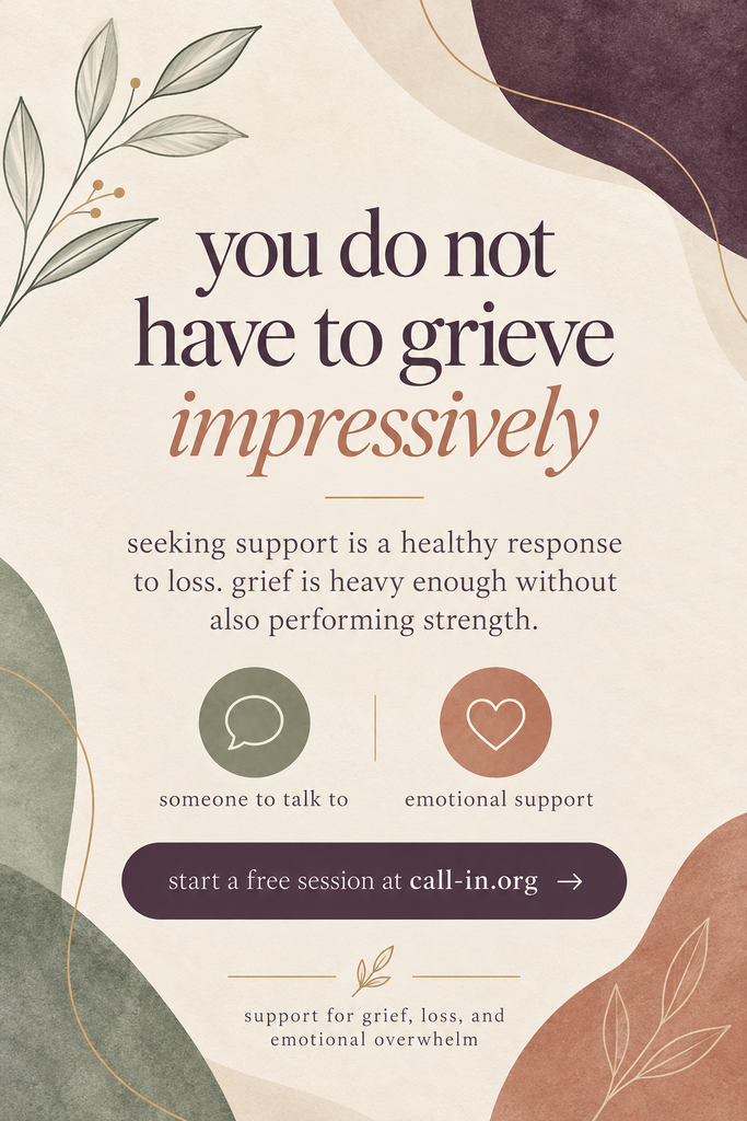 affordable emotional support for feeling grief near me today