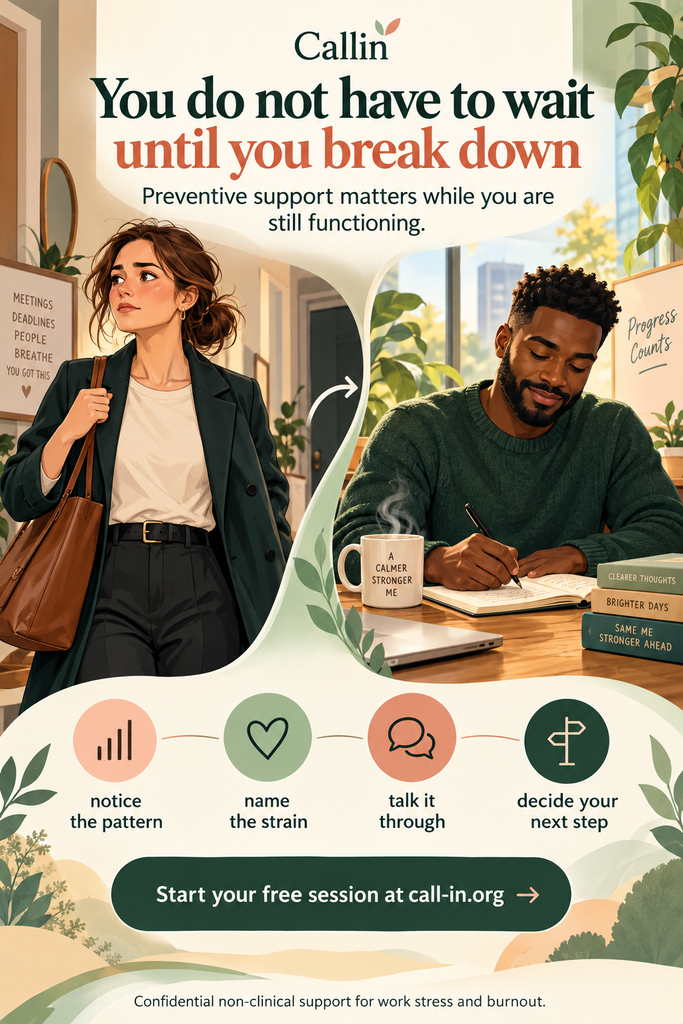 Callin support UK best place to prevent burnout when you hate going to work