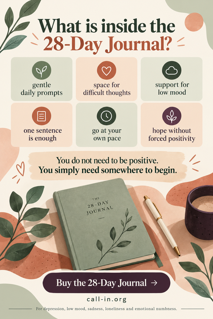 discover the best depression journal from Callin Support UK